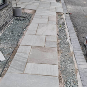 Indian Sandstone Path 2 - Welshpool - RDE Services